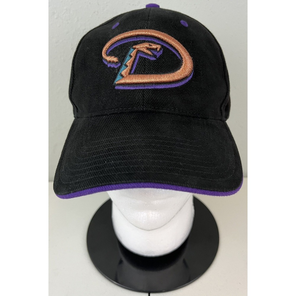 Twins Enterprise Arizona Diamondbacks MLB Baseball Hat Black Purple Adjustable